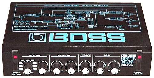 BOSS デジタルディレイ RDD-20 アダプター無し BOSS デジタルディレイ RDD-20 アダプター無し Boss RDD-20 Micro Rack