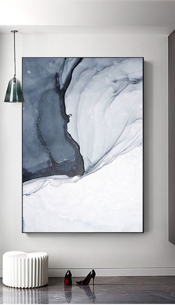 抽象油彩画 抽象油彩画 抽象油彩画 抽象油彩画 ZX.纯手绘侘寂风高级