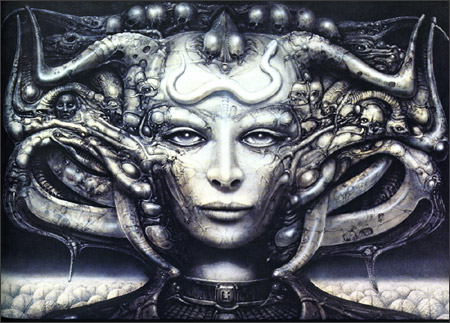 H.R.ギーガー「ネクロノーム4」B2ポスター H.R. Giger's Necronomicon