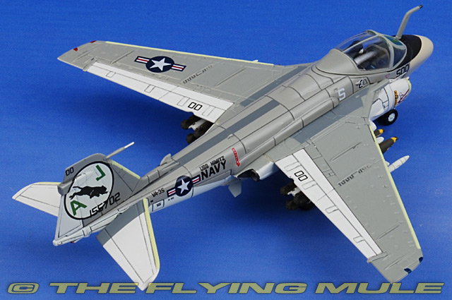 Century Wings 655072 - A-6 Intruder Diecast Model, USN VA-35 Black
