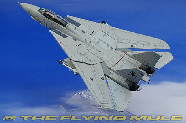 Century Wings 782976 - F-14 Tomcat Diecast Model, USN VF-41 Black