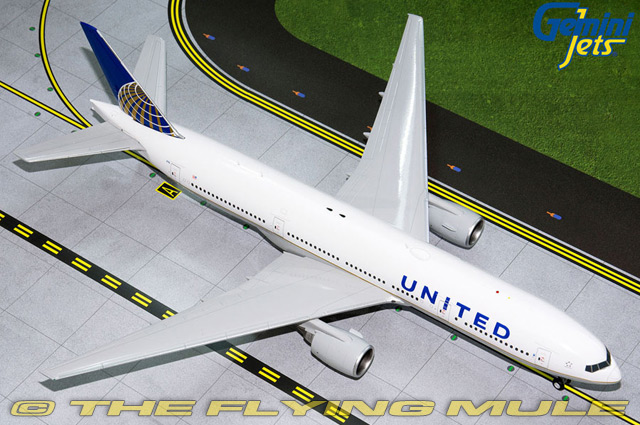 777-200ER 1:200 Diecast Model - GeminiJets GJ-G2UAL768 - $124.95
