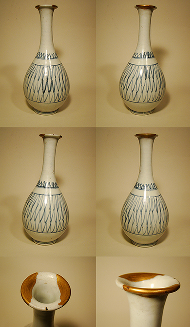 初期伊万里 秋草文徳利 初期伊万里 秋草文徳利 初期伊万里 秋草文徳利