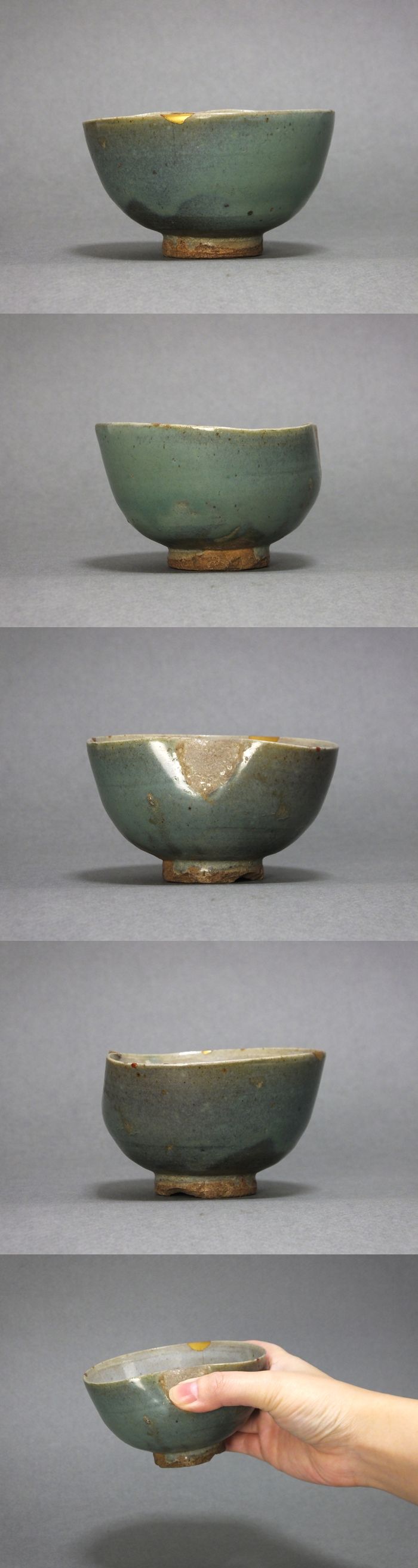 古童 - 唐津 緑釉 茶碗 | 古美術品専門サイト fufufufu.com