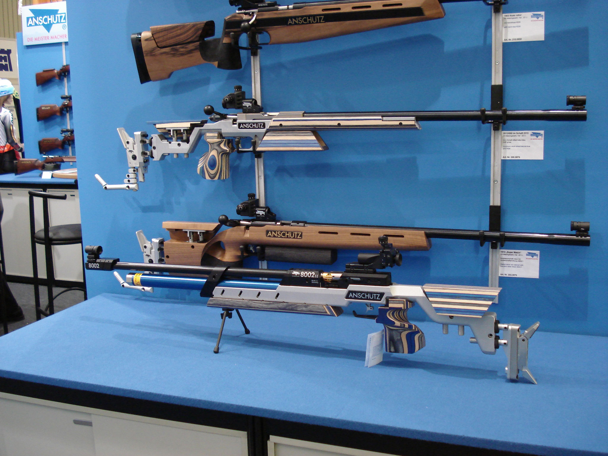 Anschutz アンシュッツ 木製ストック - 射撃用 ライフル銃床 Anschutz