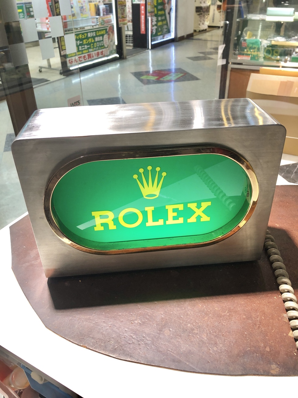 非売品 ROLEX正規販売店用 アンティークサインディスプレイ
