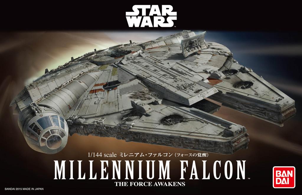 Bandai x Star Wars The Force Awakens: 1/144 MILLENNIUM FALCON