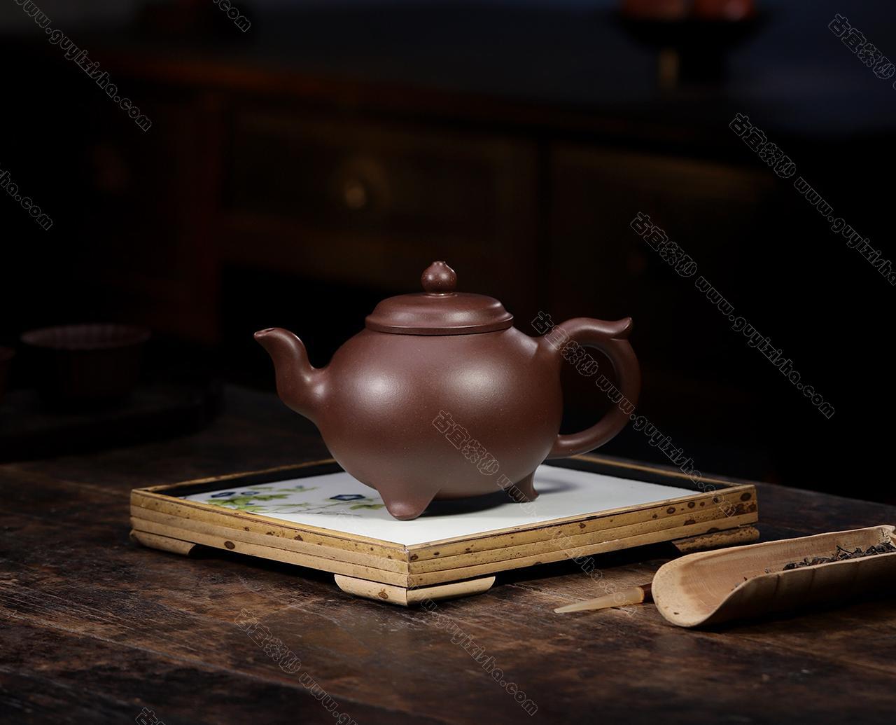 慕茗雅器 中国茶器 宜興紫砂壺 シャーマンタンク 180cc