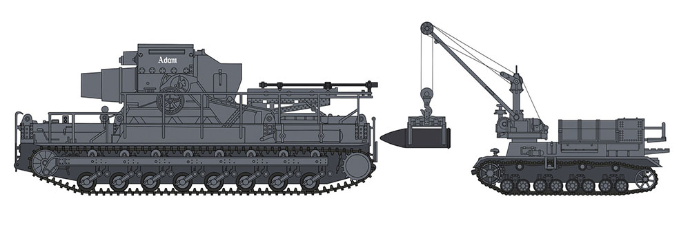 ドラゴン 1144 ドイツ カール自走臼砲 60cm自走臼砲 ツィウ 完成品