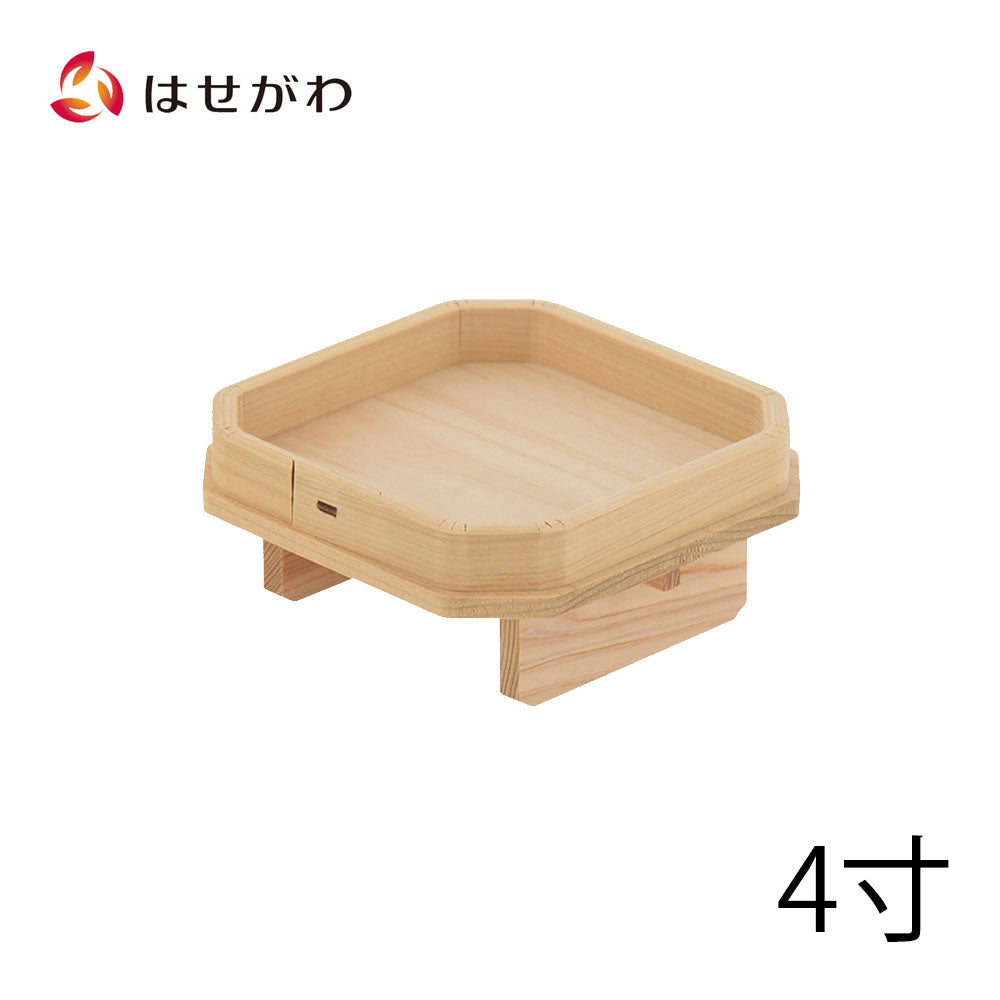 神具 三宝 白木 足付 4.0寸 | お仏壇のはせがわ公式通販