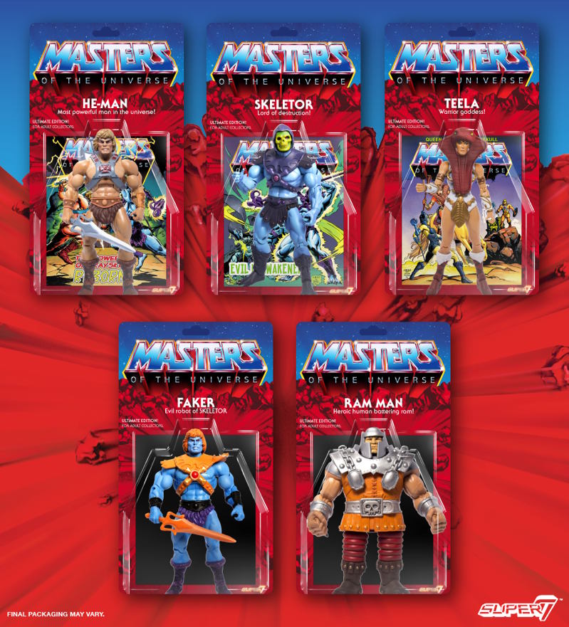 Super7 Reveals Masters of the Universe Ultimate Figures Packaging