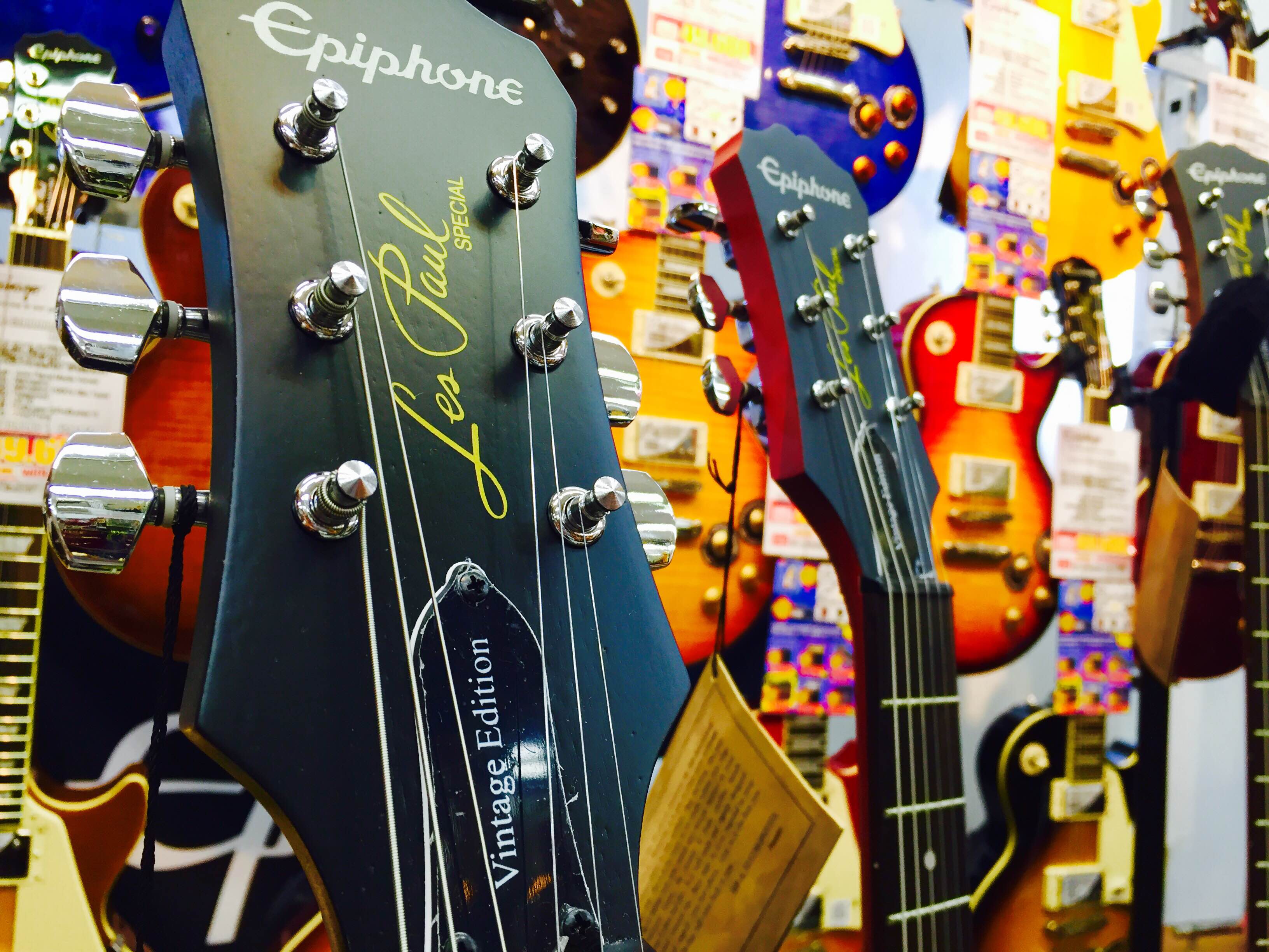 Epiphoneレスポールスペシャル Vintage Edition、5色揃って入荷しま