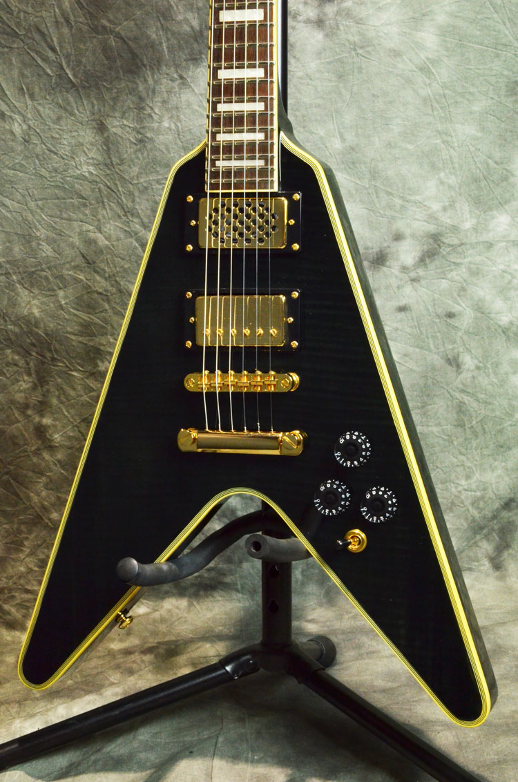Paul Smith エレキギター ブラックフライングv