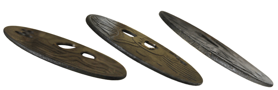 つば 鍔 鐔 鉄 鎌倉 服部美術刀剣店 katana hattori 刀装具 tsuba Kamakura