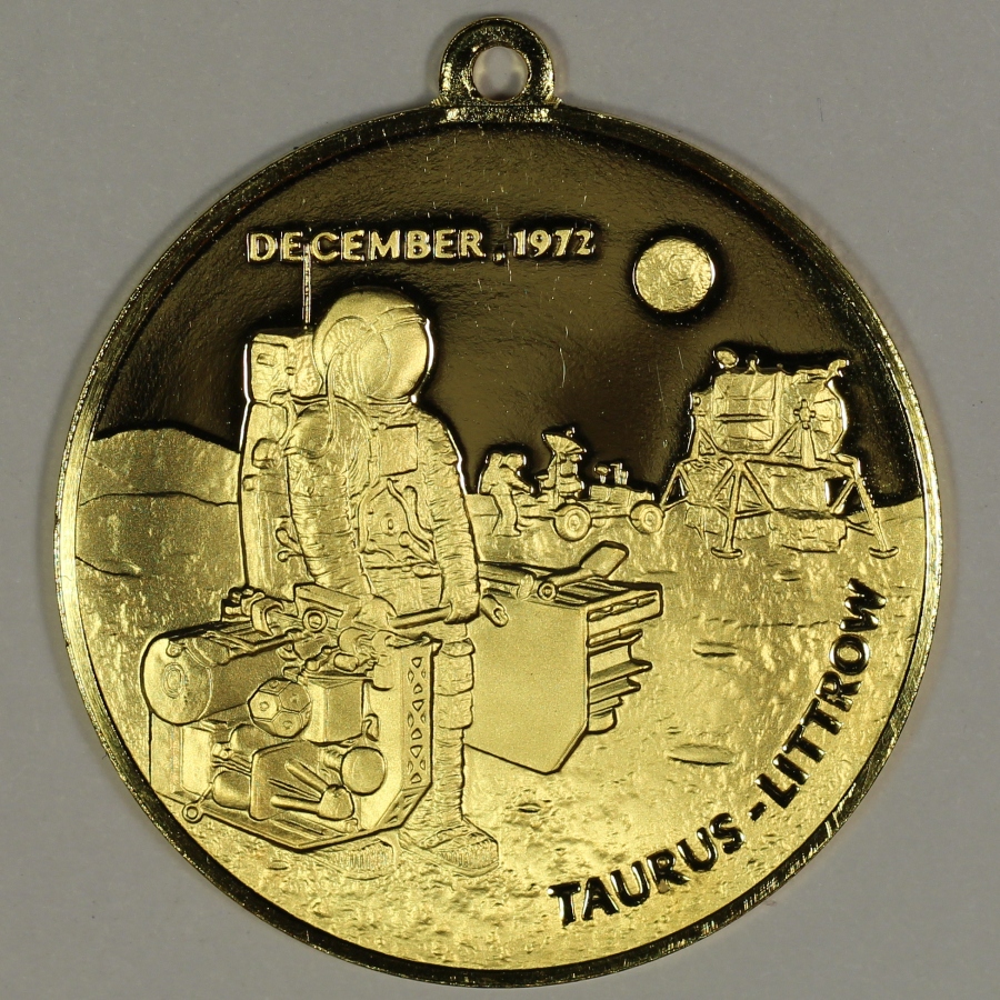 Michael Kittle Rare Coins - 1972 Franklin Mint Apollo 17 Gold and