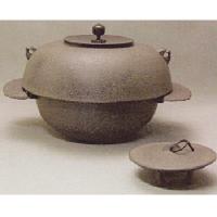 佐藤清光作 桜川地紋 平丸羽釜 佐藤清光作 桜川地紋 平丸羽釜