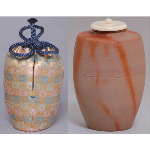 江戸時代 古備前 火襷 水指 塗蓋 備前焼 茶道具 江戸時代 古備前