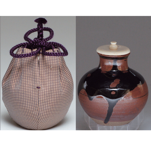 茶入 中興名物 唐物 木下丸壺写【販売】-茶道具は京都しみず孔昌堂