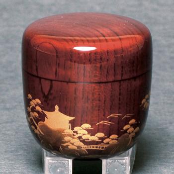 欅溜大棗 三景棗 鵬雲斎好写【販売】-茶道具は京都しみず孔昌堂