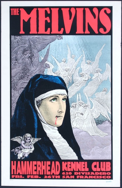 KOZIK GWAR MELVINS シルクスクリーンポスター KOZIK GWAR MELVINS