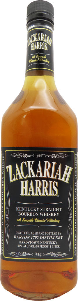Zackariah Harris Kentucky Straight Bourbon Whiskey 1L – Mission Liquor