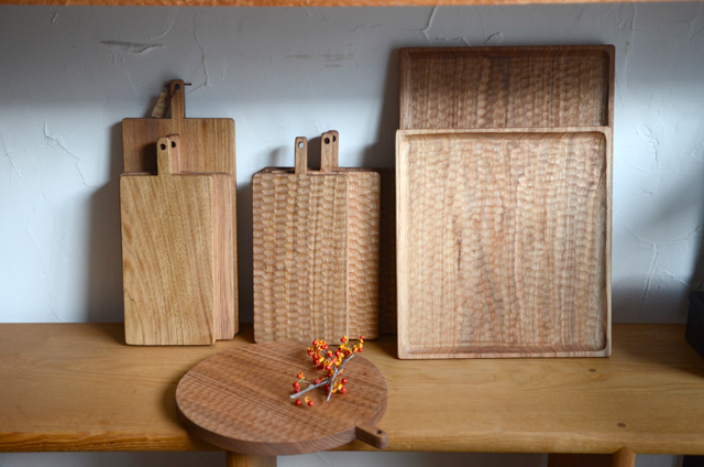 小沢賢一 くるみの角トレイ トレー 一人膳 小沢賢一 くるみの角トレイ