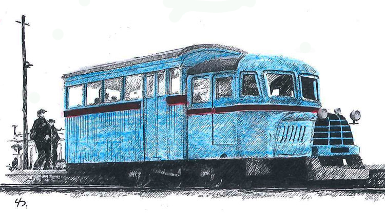 HOナロー 根室拓殖鉄道 キ1 銀竜号 3灯タイプ(ワールド工芸) HO