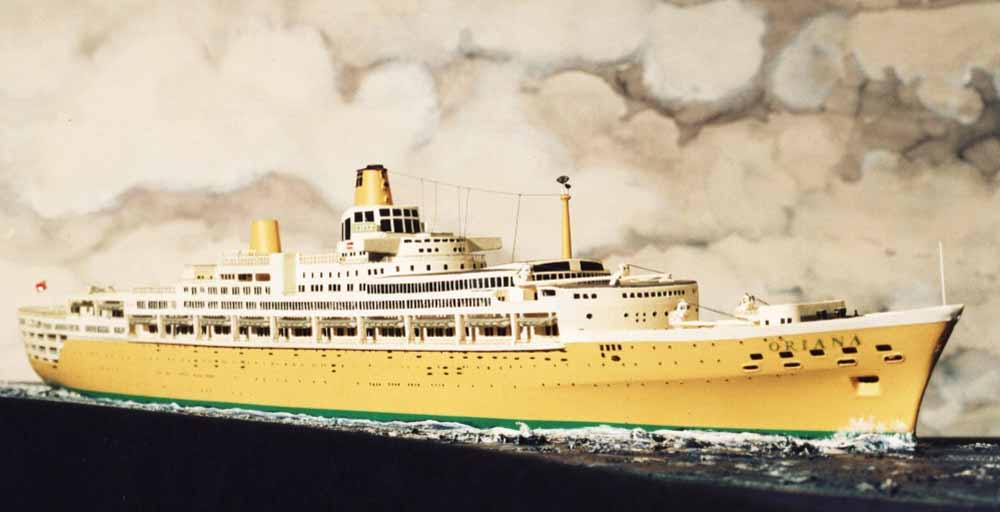 絶版希少品 レベル 客船オリアナ Revell S.S. Oriana 船模型 Model