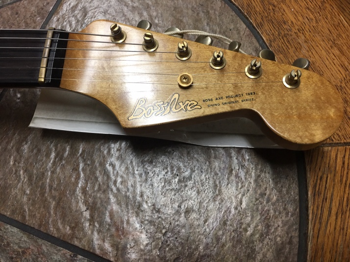 Bossaxe Stratocaster model 80's made