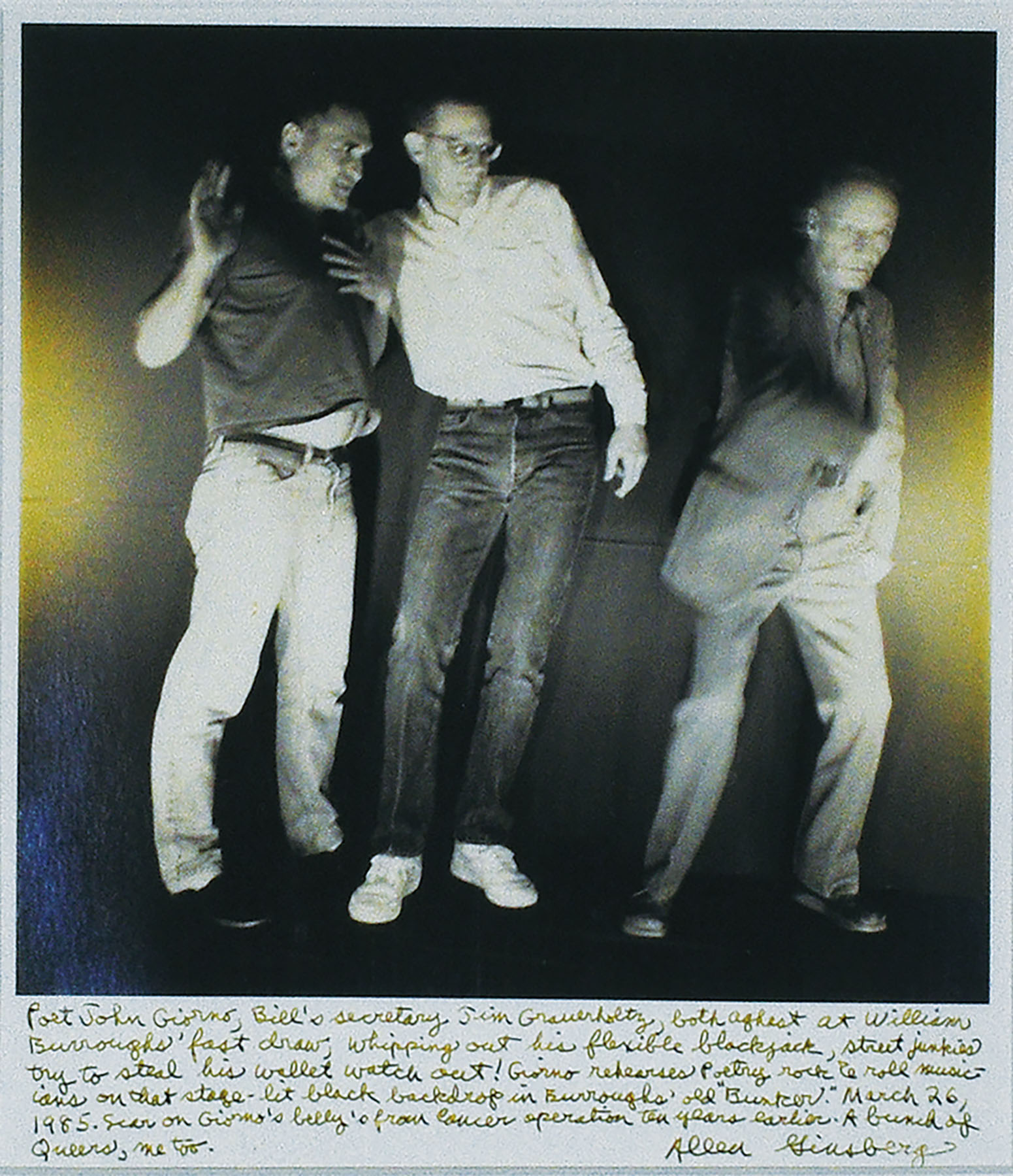 アレン・ギンズバーグプリント額「作品」「作品」(アレン