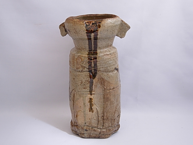 伊賀焼古伊賀袋水指仕服時代物宗和識茶道具骨董品、美術品