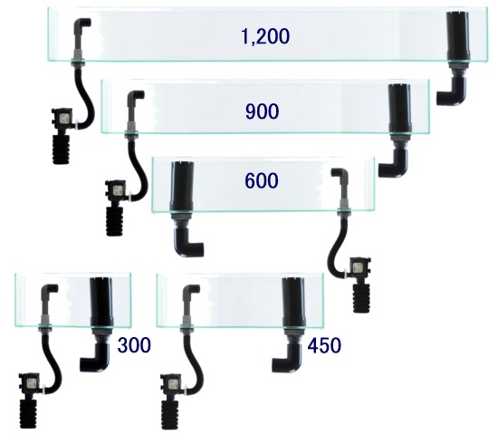 JUN V2 ポンプ付きスレンダー600 オーバーフロー水槽