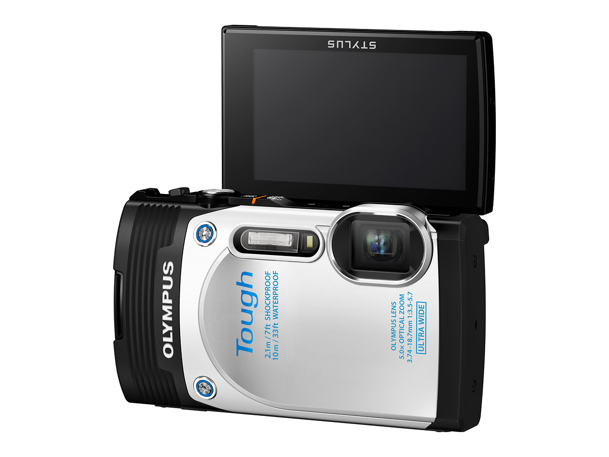 Olympus Stylus Tough TG-850 iHS Waterproof P&S Adds Flip-Up LCD