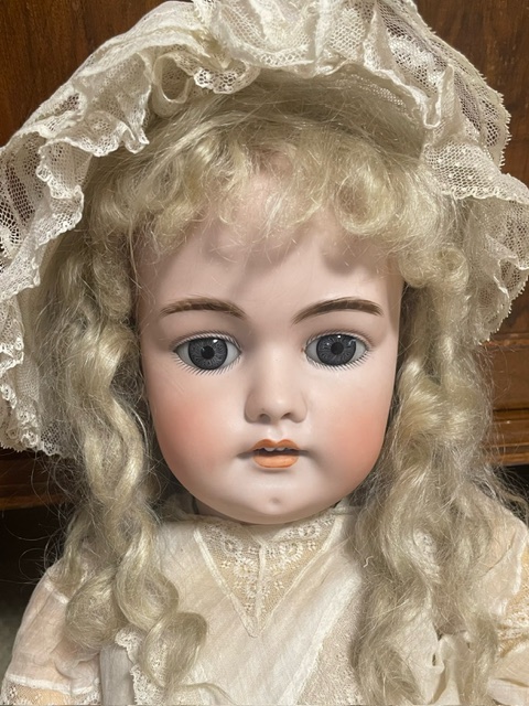 ドイツ製 アンティークビスクドール 愛らしいお顔の女の子 ?media_id
