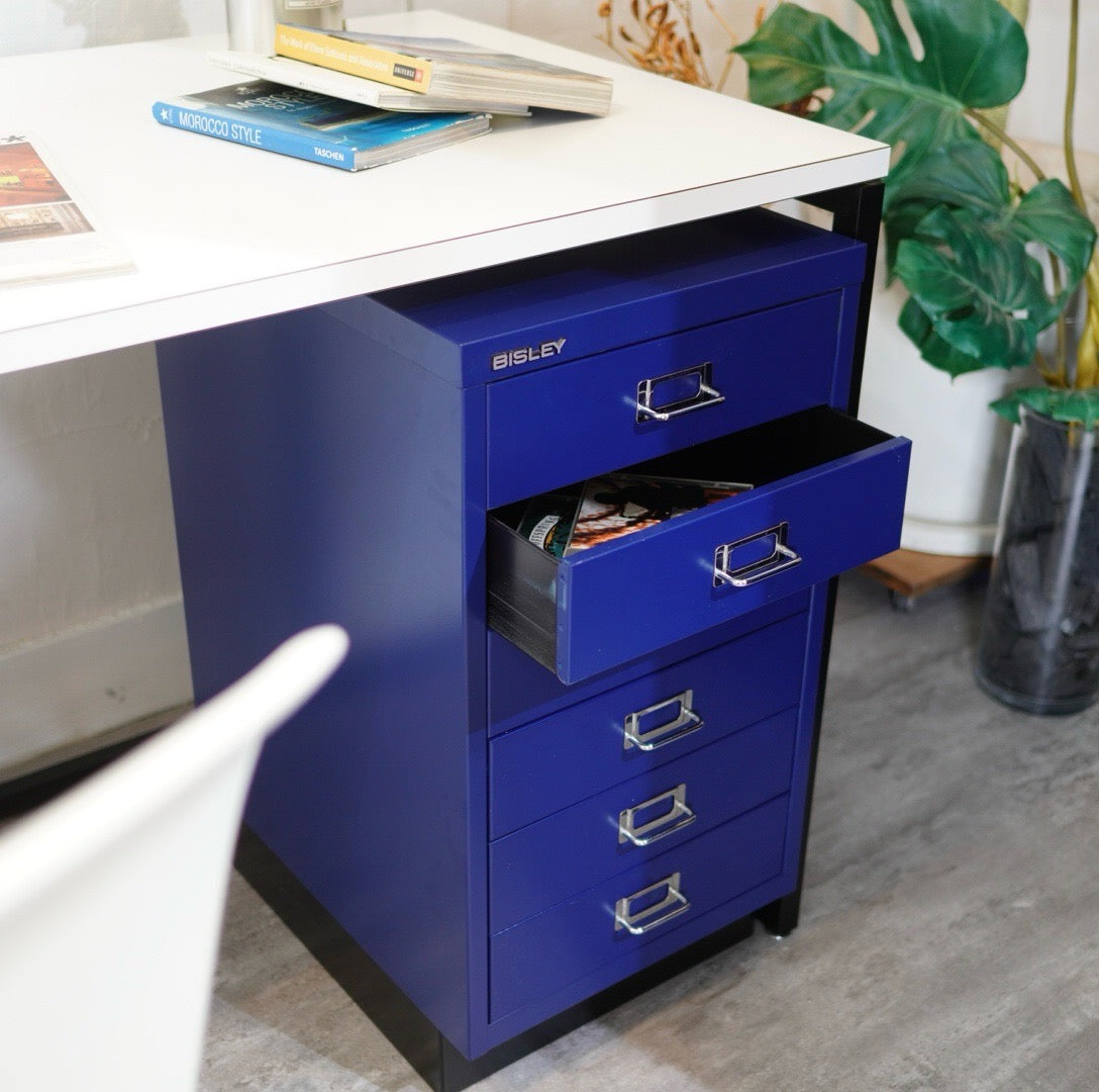 ビスレー / BISLEY BAシリーズ A3キャビネット 6段 ブルー 中古 デスク
