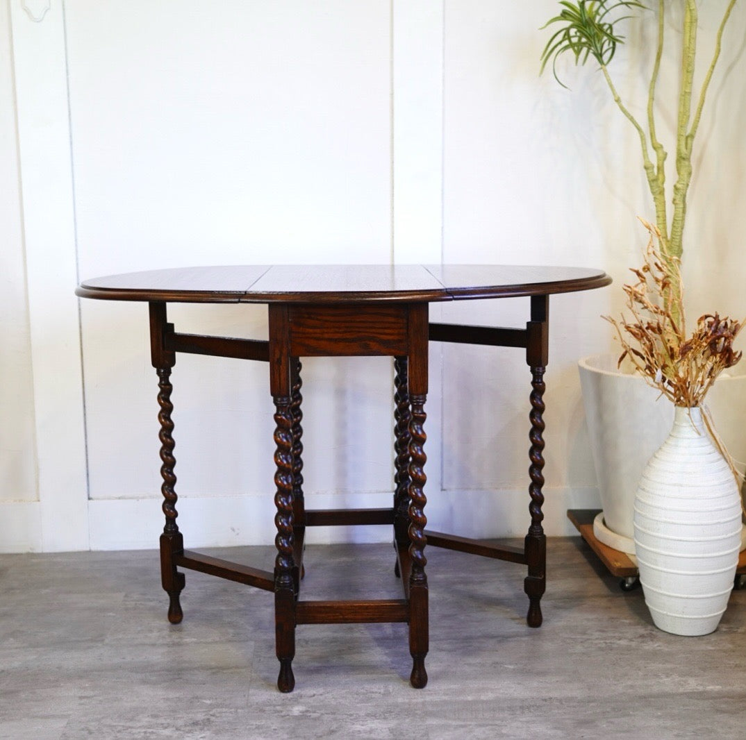 イギリスアンティーク ゲートレッグテーブル バタフライ レトロ