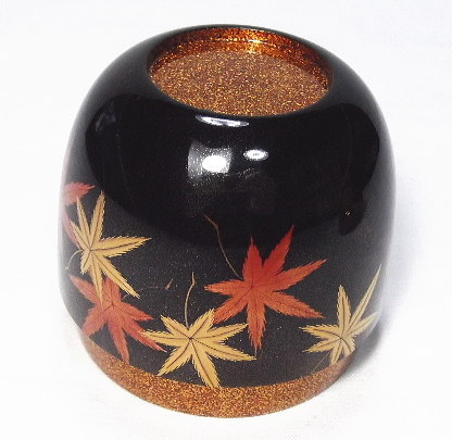 岩倉 隆斎造 紅葉蒔絵大棗（共箱二重箱 鵬雲斎箱書） | 骨董 通販