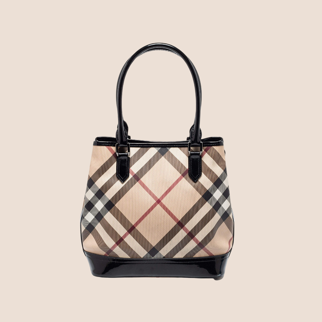 BURBERRY SUPERNOVA CHECK MEDIUM HOBO BAG – RDB