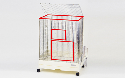 イージーホーム ステンレス 60ハイメッシュWH ｜ 株式会社三晃商会