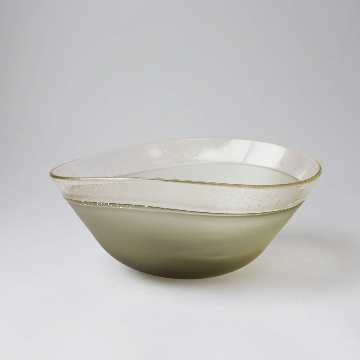 藤田潤 作 手吹薄墨鉢 [k0583] – 青梵ギャラリー