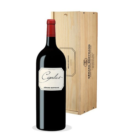 Gerard Bertrand Aude Hauterives Rouge Cigalus 2021 Wood Box – Wine