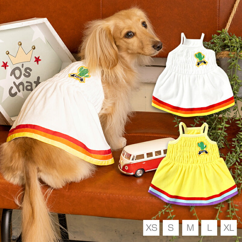 サボテンパイルキャミワンピ XS/S/M/L/XL D's Chat-ディーズチャット