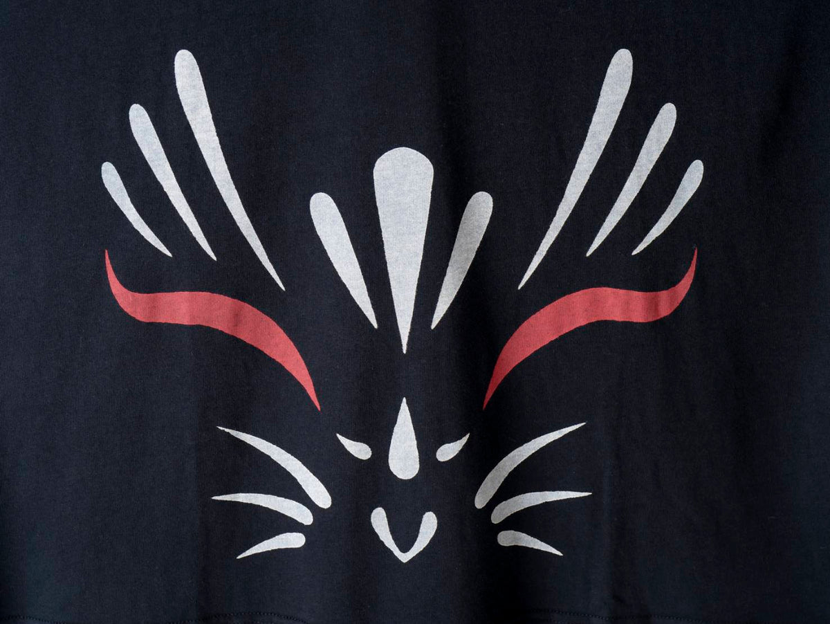 六花】WaRLOCK きつねいどTEE Men's L HYDE着 六花】WaRLOCK きつねい