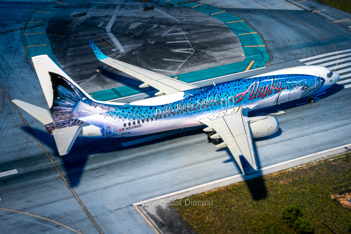 ジェミニ デルタ アメリカ アラスカ 737-800 737-900 1/400 ジェミニ