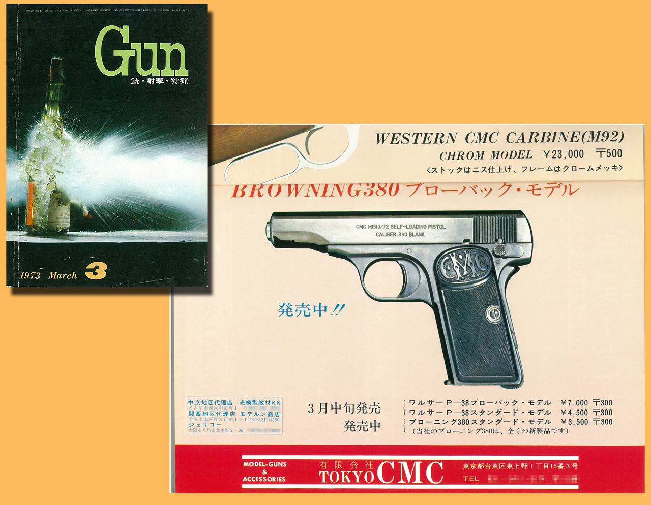 CMC M1910 ビンテージ モデルガン ハンドガン CMC M1910 ビンテージ