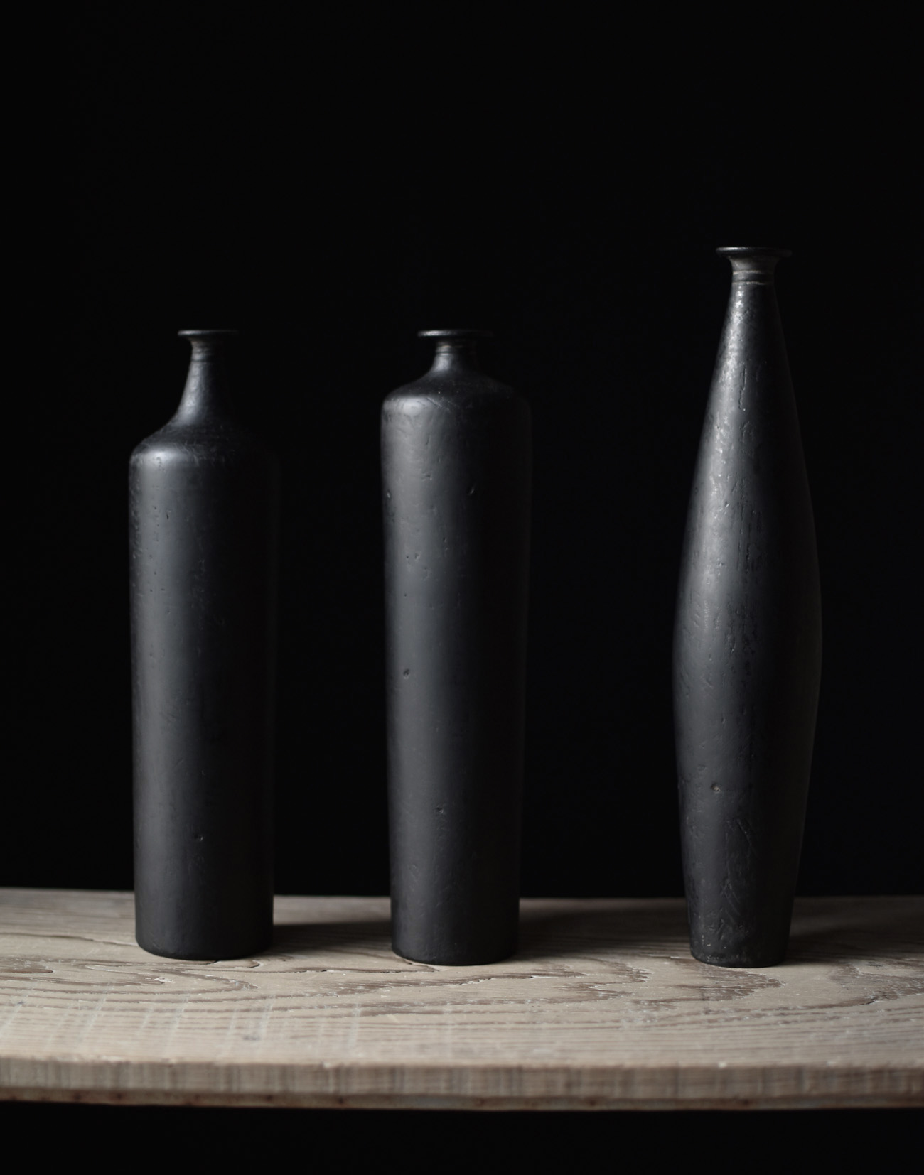 安齋賢太 花器 一輪挿し 安齊賢太 安齋賢太 花器 黒陶 希少品 黑 花器 |