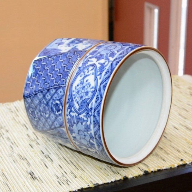 商品詳細｜takano3｜祥瑞腰捻水指｜茶道具｜染付｜43200円｜[京焼/和楽