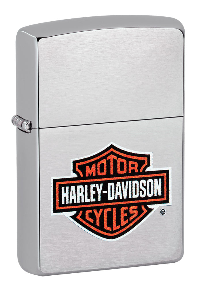 Harley-Davidson® Classic Chrome Logo Design Brushed Chrome
