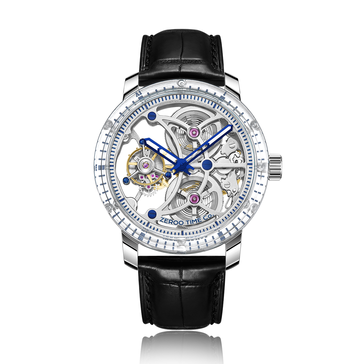 ZEROO T5 THE ARCHER FULL SKELETON TOURBILLON – ZEROO TIME Co.