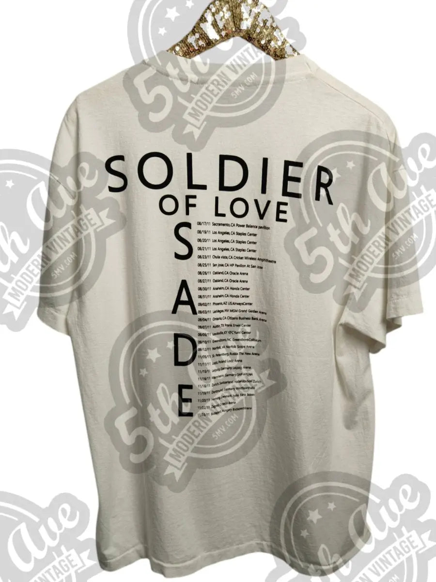 Sade Soldier of Love 2011 Tour - Vintage Band Shirts